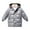 Grey, variant on Kids Winter Coat,Baby Girls Puffer Coat Mid-length Hooded Jacket Windproof Down Jacket For Kids Baby Girls Child Down Jacket Little Boys Girls Clothes