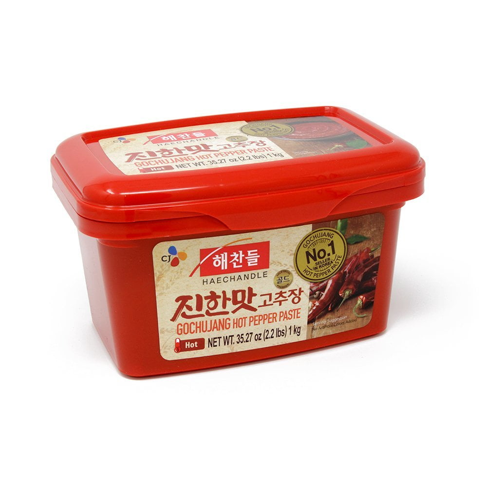 CJ Haechandle Gochujang, Hot Pepper Paste, 1kg (Korean Spicy Red Chile
