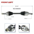thumbnail image 4 of Maxfavor Front Left CV Axle Shaft for 2002-2003 Lexus ES300 2004-2006 Lexus ES330 FWD 2002-2006 Toyota Camry, 4 of 6