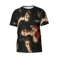 thumbnail image 5 of Poster Vampire Diaries T-Shirt for Men Novelty 3D Pritneted Casual Short Sleeve Tees Shirt Summer Street T Shirt Top, 5 of 7