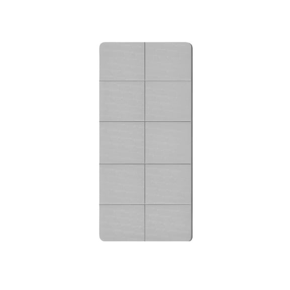 ZZ Foldable Yoga Mat Eco Friendly Tpe Folding Travel Fitness Exercise Double Sided Non-Slip For Pilates