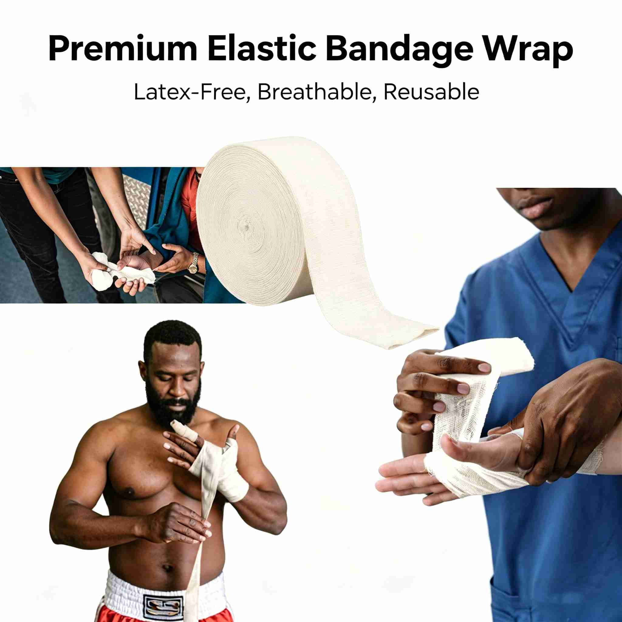 Cotton Tubular Stockinette Gauze Roll Tubular Arm Stocking Elastic Leg Stockinette Tubing Compression Tube Sleeve Bandage for Cast Plaster Comfort Wear Sweat Absorbent(2 Rolls, 2 inch x 11 Yard)