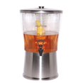 thumbnail image 1 of Service Ideas CBDRT5SS Distributeur de Boissons, Sans BPA, Acier Inoxydable, Rond, 5 gal, 1 of 1