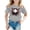 Grey, variant on YUEHUA Back To Sch ool Supplies Summer Boys Girls and Children's Short Sleeved Baseball Patterned Casual Loose Fitting Short Sleeved T Shirt, Size 10-11 Years