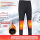 thumbnail image 3 of Ounissouiy Pantalones calefactables de invierno para hombre con 2 zonas de calefacción, 3 temperaturas ajustables, pantalones térmicos USB alimentados por Suministros térmicos L Ounissouiy HA046119-01, 3 of 6