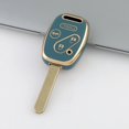 thumbnail image 3 of For Honda For Accord For Civic For Pilot Keyless Remote Key Fob Cover Shell Case Gray Gold Fangkenuo, 3 of 6