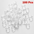 thumbnail image 3 of 11mm Clear Plastic Roman Blind Curtain Rings Vertical Blinds Curtain Parts, 3 of 4