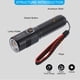 thumbnail image 4 of Linterna LED larga escalable Uxcell, linterna LED de aluminio recargable por USB de 3 modos, antorcha de luz blanca, negra, 4 of 6