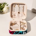 thumbnail image 6 of Graffiti Square Travel Jewelry Box Earring Necklace Bracelet Holder Organizer Stand Display Case Decorative Storage Box, 6 of 6
