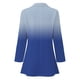 thumbnail image 5 of Gibobby Blazer de mujer elegante chamarra ligera para mujer con manga larga chaquetas de negocios(Azul,M), 5 of 5