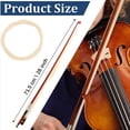 thumbnail image 3 of Kit de Remplacement de Cheveux pour Violon 15 Pcs, Outils de Réhabilitation de Violon 29,2 Pouces, Nœud Musical, Cheveux de Cheval, Blanc, 3 of 7
