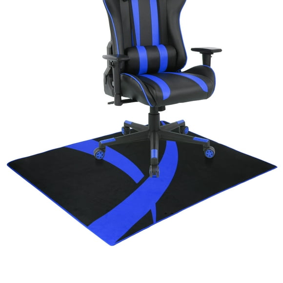 43" x 35" Non-Slip Hard Floor Chair Mat, Multi-Purpose Floor Protection Mat w/ Non-skid Rubber Base for Hardwood Ceramic Tile Marble Floors