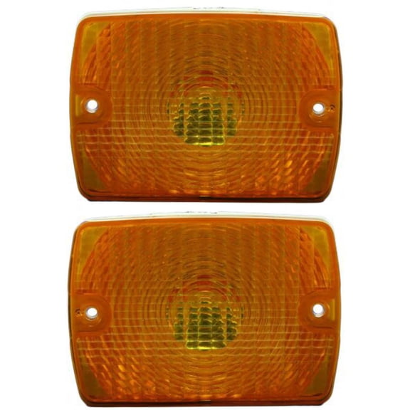 For Jeep Wrangler Parking Signal Light 1987-1993 Driver and Passenger Side Pair | CH2520111