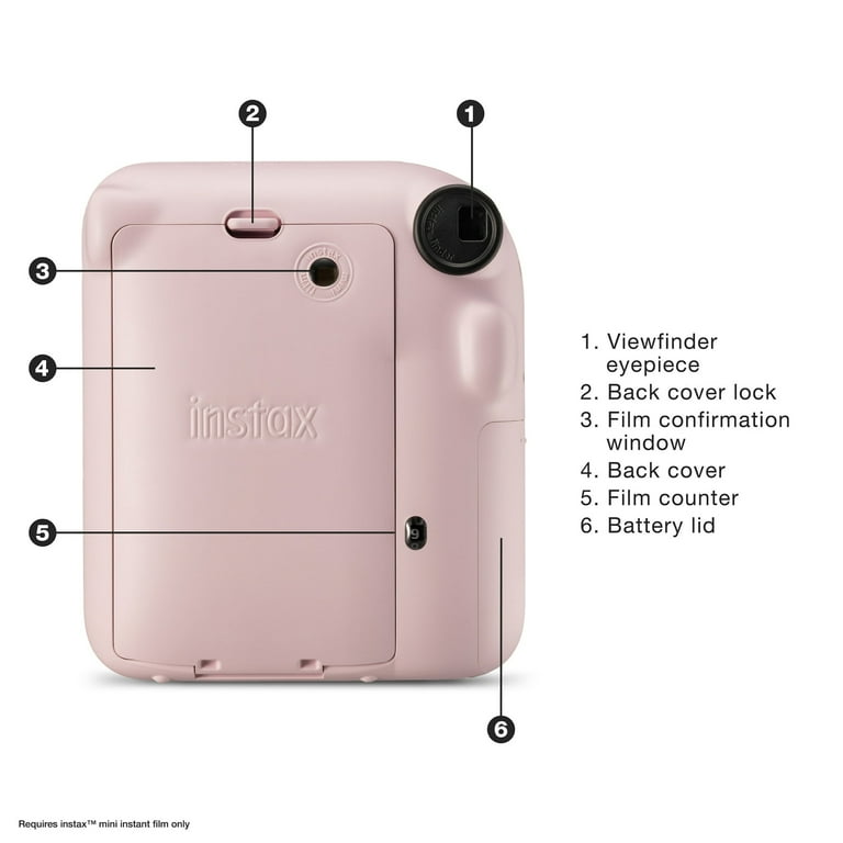 Fujifilm Instax Mini 12 Instant Film Camera ( Blossom Pink