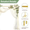 thumbnail image 3 of Soporte para bodas DDMY con forma de arco de globo metálico dorado, 2,5 x 2,5 m, 3 of 7