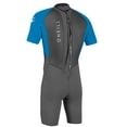thumbnail image 4 of O'Neill Reactor 2 kids shorty wetsuit 8 Graphite/brite blue (5045IS), 4 of 5