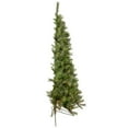 thumbnail image 4 of Northlight Real Touch™️Pre-Lit Slim Canyon Pine Artificial Half Wall Christmas Tree - 7.5' - Clear, 4 of 8