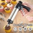 thumbnail image 3 of NUAHRHY Cookie Press Stainless Steel Cookie Maker Machine, 3 of 9