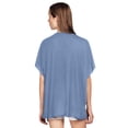 thumbnail image 2 of Ellos Plus Size Stretch Jersey Knit V-Neck Oversized Tunic, 2 of 6
