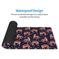 thumbnail image 4 of Xecao Leopard Print for Mouse Pad - Waterproof Extended Contour Mouse Mat, Large Gaming Mousepad Laptop Keyboard Mat with Non-Slip Rubber Base, 4 of 8