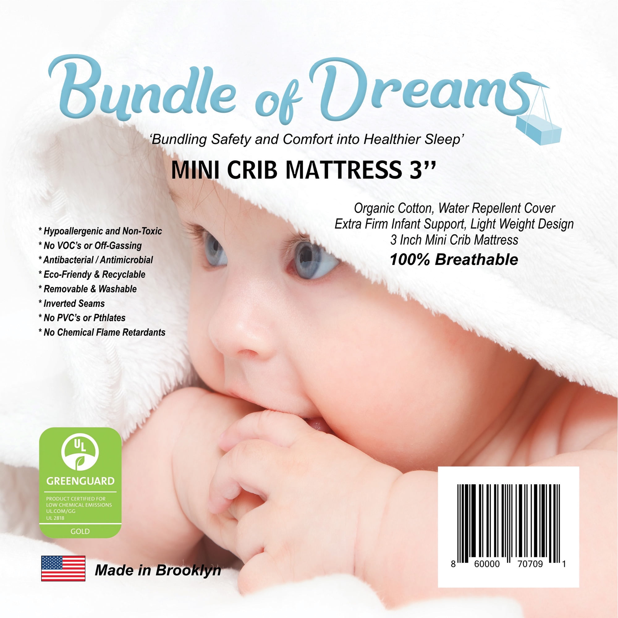 bundle of dreams mini crib mattress