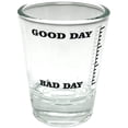 thumbnail image 2 of Good Day Bad Day Meter - 2oz Novelty Shot Glass - 2 Piece Set, 2 of 3