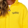 thumbnail image 2 of Pokemon Womens' Hoodie Juniors Costume Character Zip-Up Hooded Sweatshirt, 2 of 5