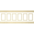thumbnail image 6 of Ekena millwork 94 1/2"L (Adjustable 36"H to 40"H) Ashford Square Panel Traditional Wainscot Paneling Kit, 6 of 10