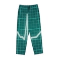thumbnail image 4 of Disketp Ecg Wave Print Women'S Comfy Pajama Pants Casual Drawstring Palazzo Lounge Wide Leg Pants, 4 of 9