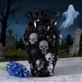 thumbnail image 5 of HuiXinOu Diamond Skull Vase, Gothic Resin Art Decor for Garden, Tabletop, Shelf Display, Halloween and Holiday Centerpiece, 5 of 7