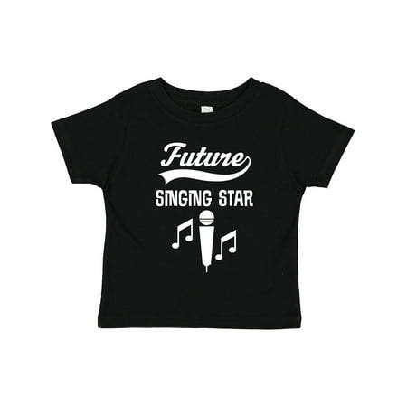 

Inktastic Future Singing Star Childs Music Gift Toddler Boy or Toddler Girl T-Shirt