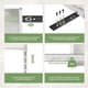thumbnail image 5 of Organizador Bajo Fregadero de 2 Niveles Con Caja de Almacenaje y Cuatro Ganchos, Multiusos Deslizante Para Cocina y Baño, Negro, 5 of 17