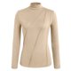 thumbnail image 5 of HongQid Women's Long Sleeve Mock Turtleneck Shirts 2025 Fleece Lined Base Layer Slim Fit Thermal Underwear Tops, 5 of 6