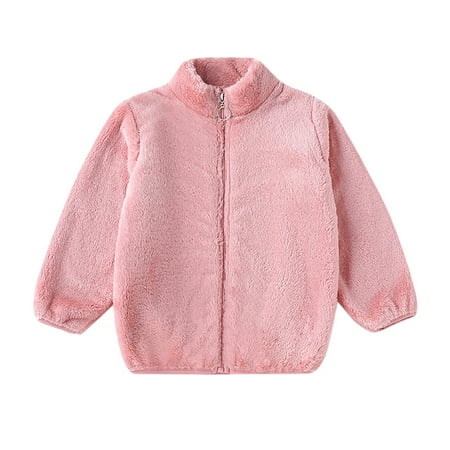 

GDEGE Kids Fashion Jackets Coats Little/big Kids Boys and Girls Solid Color Zipper Long Sleeve Short Collar Winter Warm Coat Daily Outfits for Toddlers Casual Comfortable Jackets Coats