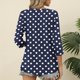 thumbnail image 4 of mfyjkho Tops Para Hacer Ejercicio, Camiseta De Manga Tres Cuartos Con Cuello En V Y Estampado De Moda Para Mujer Tops Para Hacer Ejercicio Para Mujer Xxl, 4 of 6