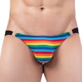 thumbnail image 2 of SGFCWSX Men's Low-Rise Ring Trim Hipster Briefs** Red XL, 2 of 9