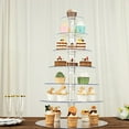 thumbnail image 4 of BalsaCircle 7 Tiers 26 in Clear Round Acrylic Cupcake Dessert Display Stand Centerpiece Party Events Decorations, 4 of 8