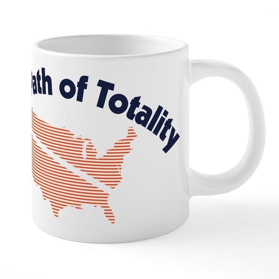 CafePress - The Path Of Totality - 20 Oz White Ceramic Mega Mug