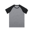 thumbnail image 4 of SHCKE Men's Raglan Shirts Sasual Short Sleeves Shirts Soft Sports Shirt, 4 of 6