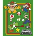 thumbnail image 2 of Boy's Nintendo Super Mario Rainbow Frame  Graphic Tee Kelly Green Medium, 2 of 4