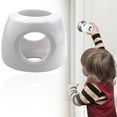 thumbnail image 4 of 1Pc Door Handle Protector,Easy to Grip,Door Knob Safety Covers,Door Knob Locks,Safety Door Knob Covers,Safety Locks for Doors with No Tools Needed,Easy to Install and Remove on Doors,White, 4 of 7