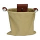 thumbnail image 2 of Bolsa de almacenamiento para recolección de frutas de color caqui para acampar al aire libre y colgar herramientas Bolsa de lona de cuero PU para recolección de alimentos, 2 of 8