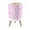 Color 4, variant on Small Trash Can with Lid Purple Bows Pink Polka Dot 1.8 Gallon Dog Proof Trash Can Round Garbage Can Waste Bin Wastebasket for Bathroom Bedroom Living Room