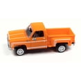 thumbnail image 2 of 1976 Chevrolet Stepside Pickup Truck Tangier Orange with White Stripes 1/87 (HO) Scale Model Car by Classic Metal Works, 2 of 2