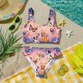 thumbnail image 4 of Grblisyd 4th of July Girls Swimsuits Two Piece Casual Scoop Neck Independence Day Bikini Sets Size 7 Years, 4 of 6