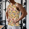 thumbnail image 5 of Pofeuu Excavator (2) Print Men's Workout Tank Tops Sleeveless Muscle Gym Shirt Quick Dry-3X-Large, 5 of 7