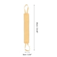thumbnail image 4 of Unique Bargains Drawstring Back Bath towel for bathroom 33.46"x3.94" 1 Pc Yellow, 4 of 7