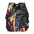 thumbnail image 4 of Easygdp North American Bald Eagle1 Mochila Ergonómica Versátil para Laptop - Múltiples Bolsillos, Correas Ajustables, Unisex para Escuela, Viajes y Actividades al Aire Libre-One Size, 4 of 5