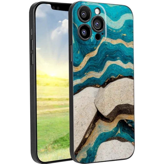 Compatible with iPhone 13 Pro Max Phone Case, Stone-2 Case Men Women, Flexible Silicone Shockproof Case for iPhone 13 Pro Max