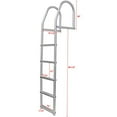 thumbnail image 2 of Extreme Max 3005.4108 Weld-Free Fixed Dock 5-Step Ladder, 2 of 5
